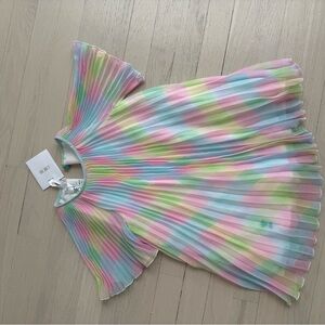 Dior Pastel Pleated Dress